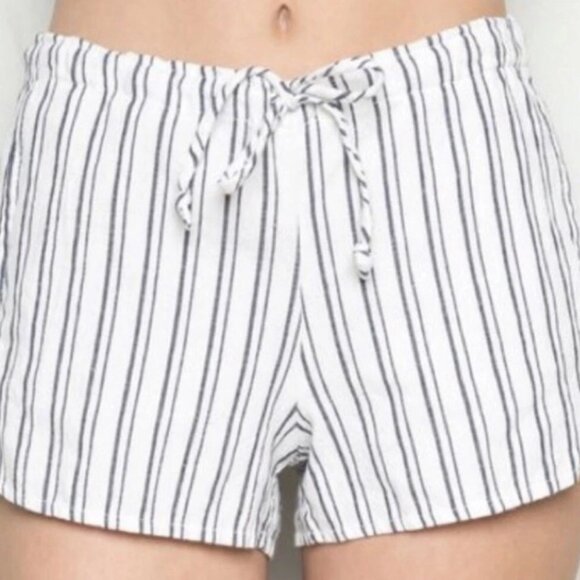 BRANDY MELVILLE Blue White Striped Shorts, Like New Size: XS/S - Picture 5 of 5